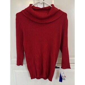 Women's Nygard Long Sleeve Ribbed Turtleneck Sweater PL /G